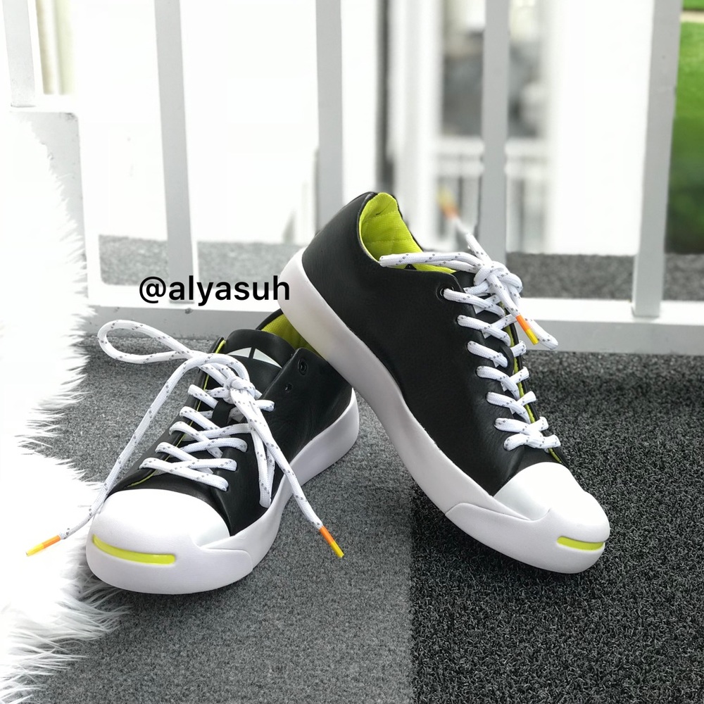 Converse JP Modern LE Black Yellow Shoes Women's AUTHENTIC Size 6.5 158343C